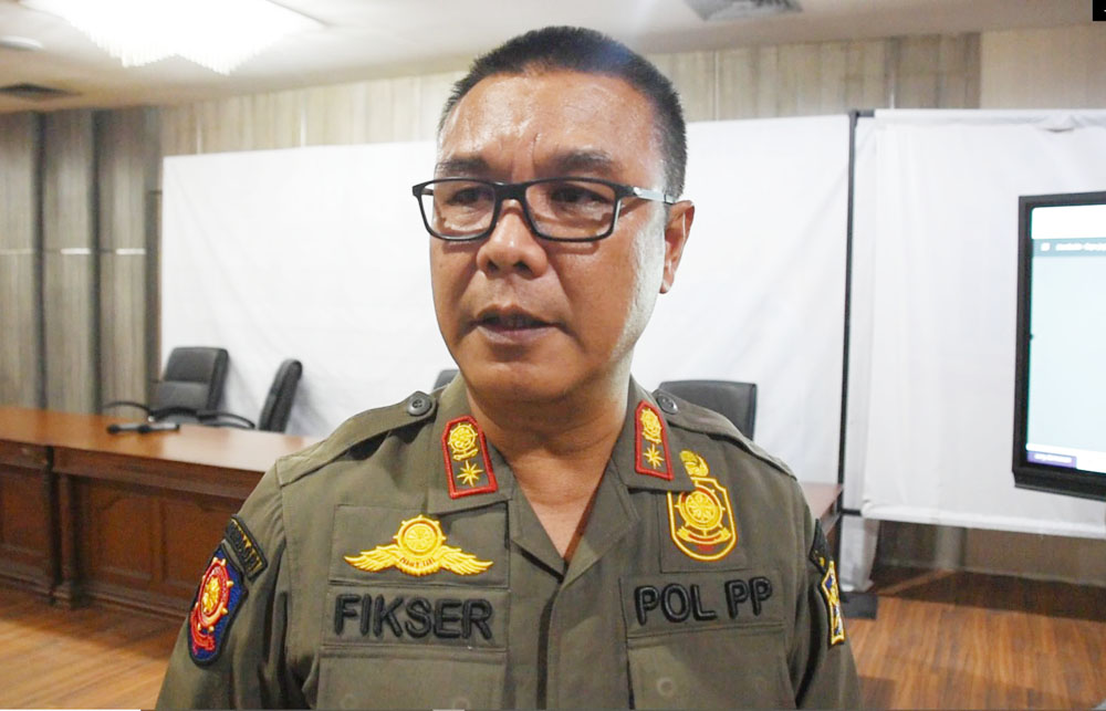 Kepala Satpol PP Surabaya M Fikser.