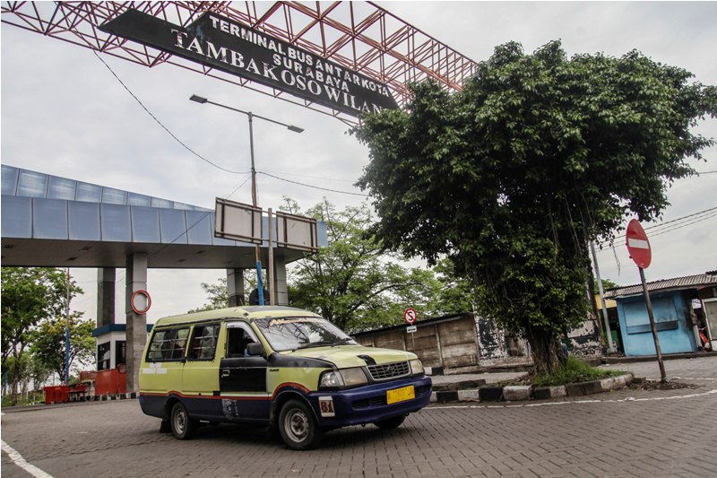 KELAS A: Terminal Tambak Osowilangun merupakan terminal yang ada di Surabaya Barat.