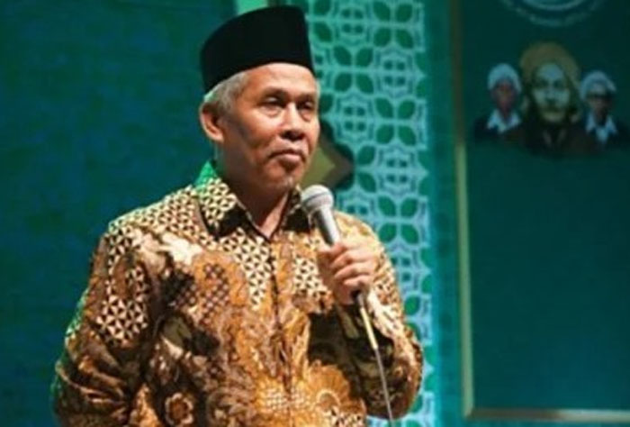 KH Marzuki Mustamar yang diberhentikan dari jabatannya sebagai Ketua PWNU Jatim berdasarkan SK PBNU nomor 274/PB.01/A. II.01.44/99/12/2023 tertanggal 16 Desember 2023.