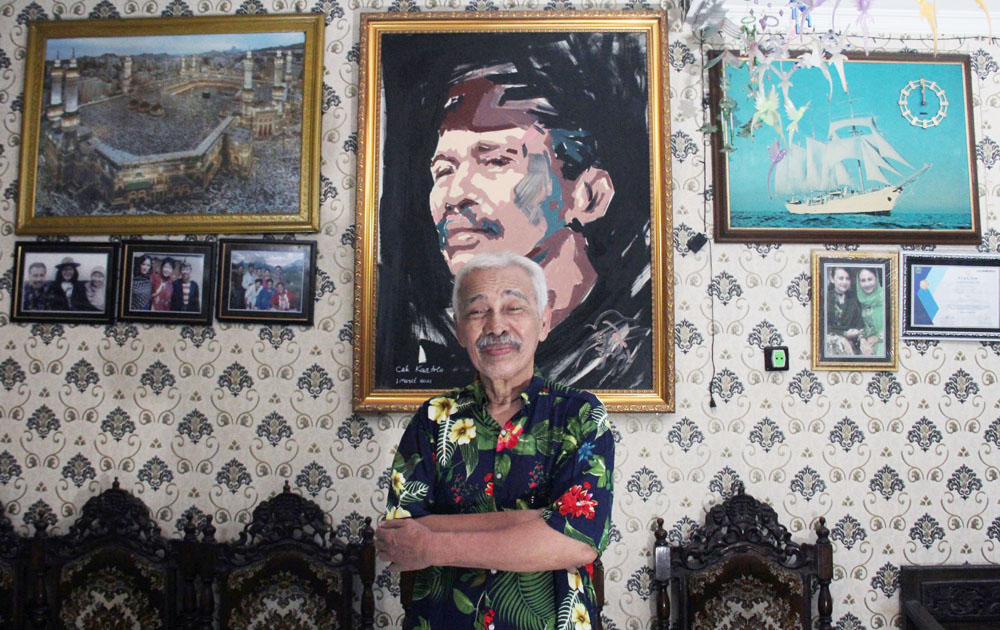 LEGEND: Cak Kartolo pelestari kesenian ludruk asli Surabaya yang  merupakan budaya