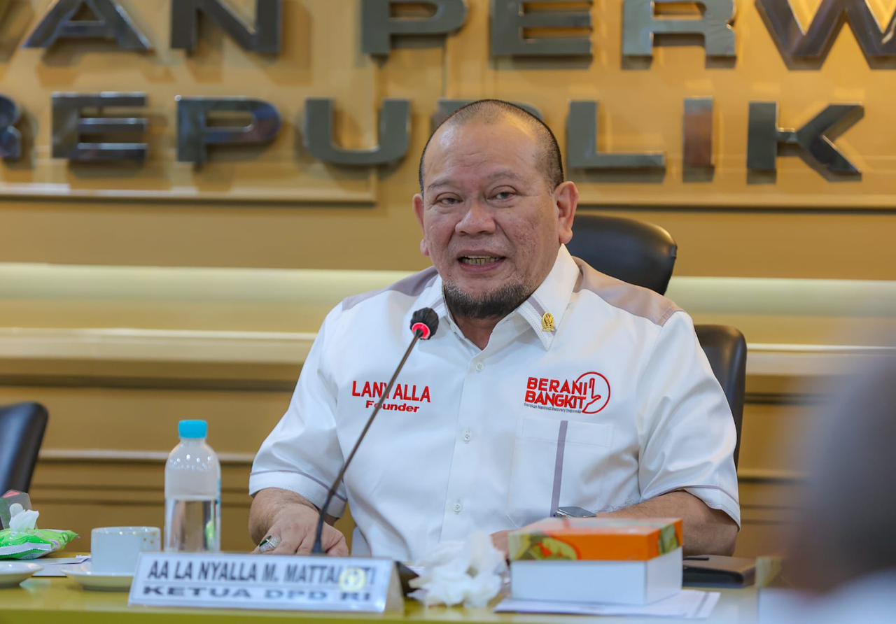 Ketua DPD RI AA La Nyalla Mahmud Mattalitti.