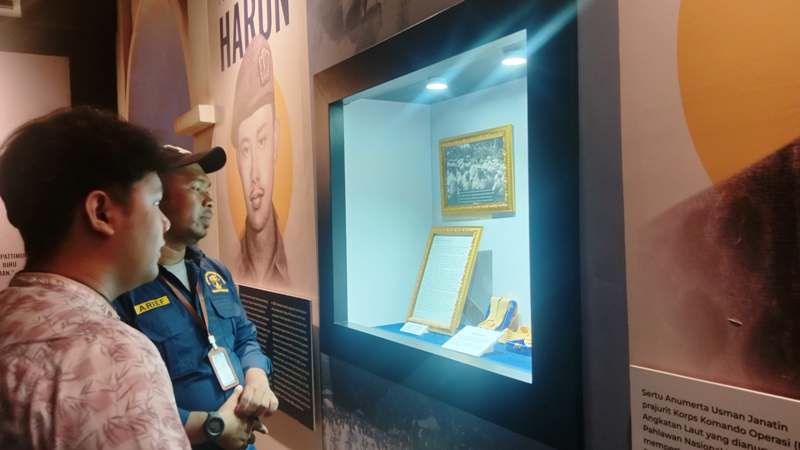INTERAKTIF: Koleksi di museum Jalesveva Jayamahe dilengkapi dengan multimedia tak sebatas teks dan artefak asli.