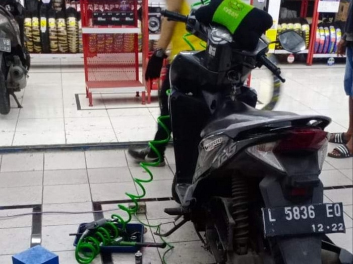 RAIB: Motor Honda Vario nopol L 5836 EQ milik Toni sebelum hilang dicuri. (IST)