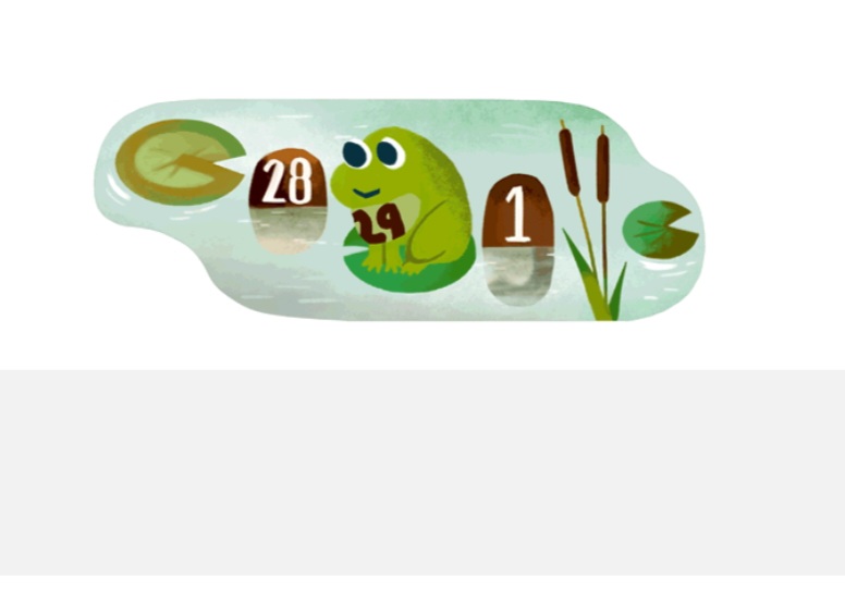 Google merayakan tahun kabisat