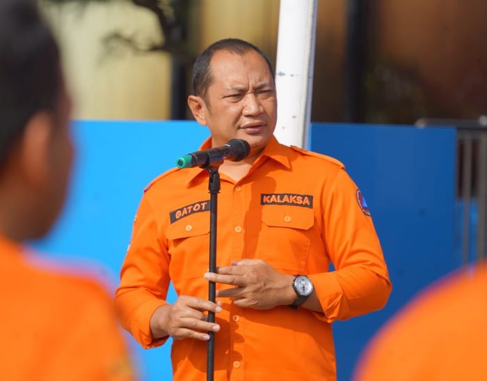 Kepala Pelaksana (Kalaksa) BPBD Jatim Gatot Soebroto. (MUS P/RADAR SURABAYA)