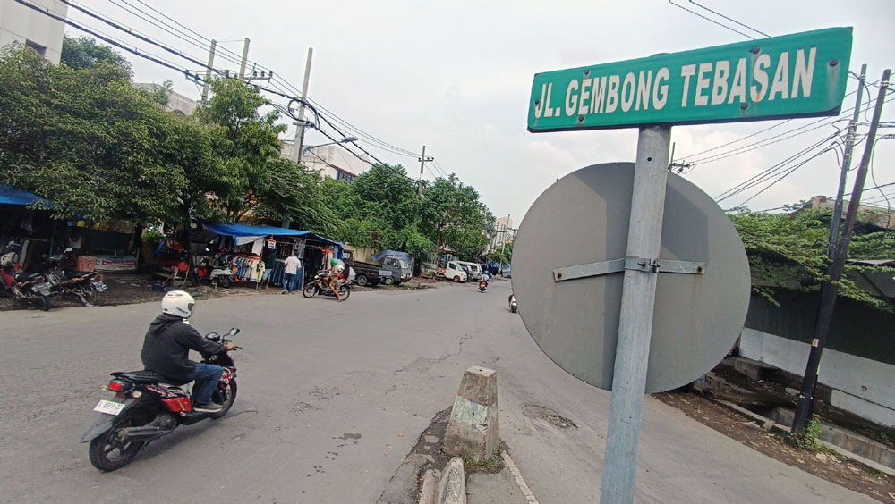 KAMPUNG LAWAS: Kawasan Gembong menjadi Pecinan di pinggiran Surabaya.