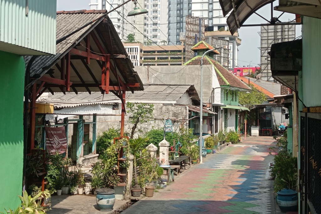 Puluhan rumah di Jemur Gayungan, Surabaya, bakal dibongkar untuk proyek Underpass Taman Pelangi.