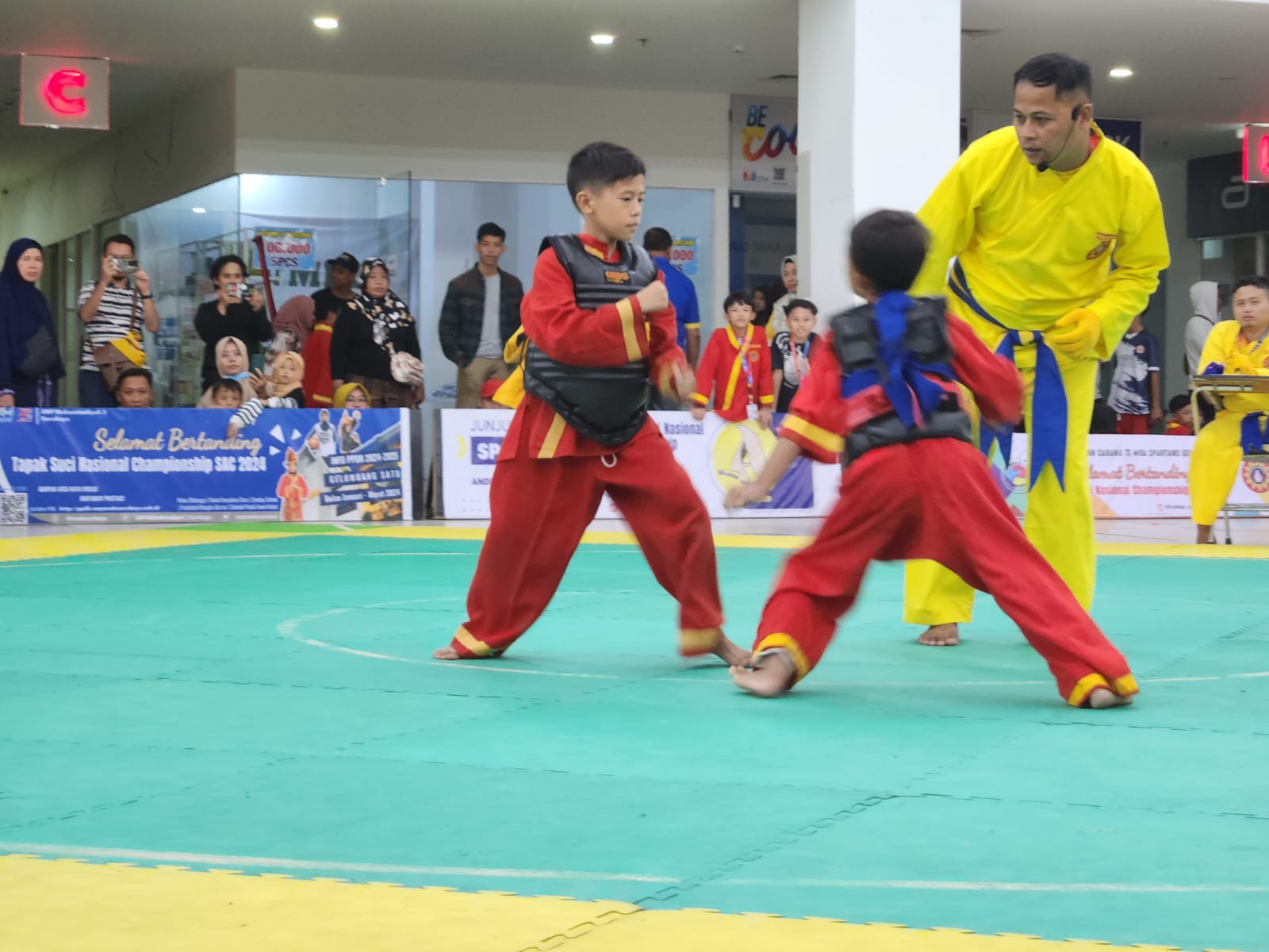 RAIH PRESTASI: Kejuaraan Pencak Silat Tapak Suci Nasional SAC 2024 diikuti mulai jenjang TK sampai SMA diharapkan bisa meningkatkan minat, bakat dan pengembangan atlet muda berprestasi.