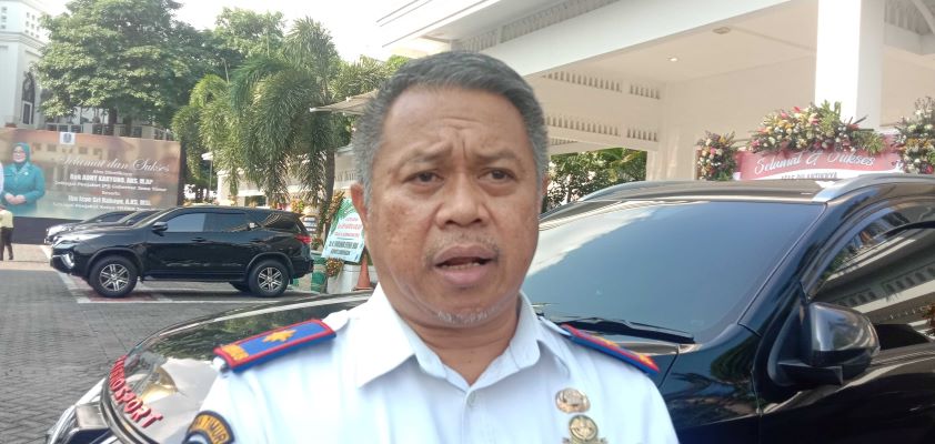 Kepala Dinas Perhubungan Jawa Timur Nyono. (MUS P/RADAR SURABAYA)