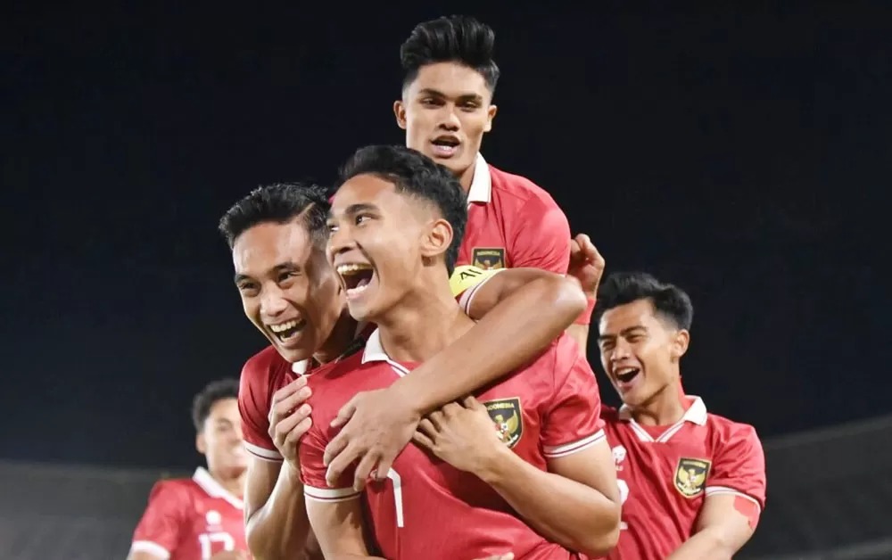 Marselino Ferdinan eks bomber Persebaya Surabaya yang kini bermain di Liga Belgia bareng KMSK Deinze masih jadi andalan Shin Taeyong di lini depan bareng Rafael Struick.