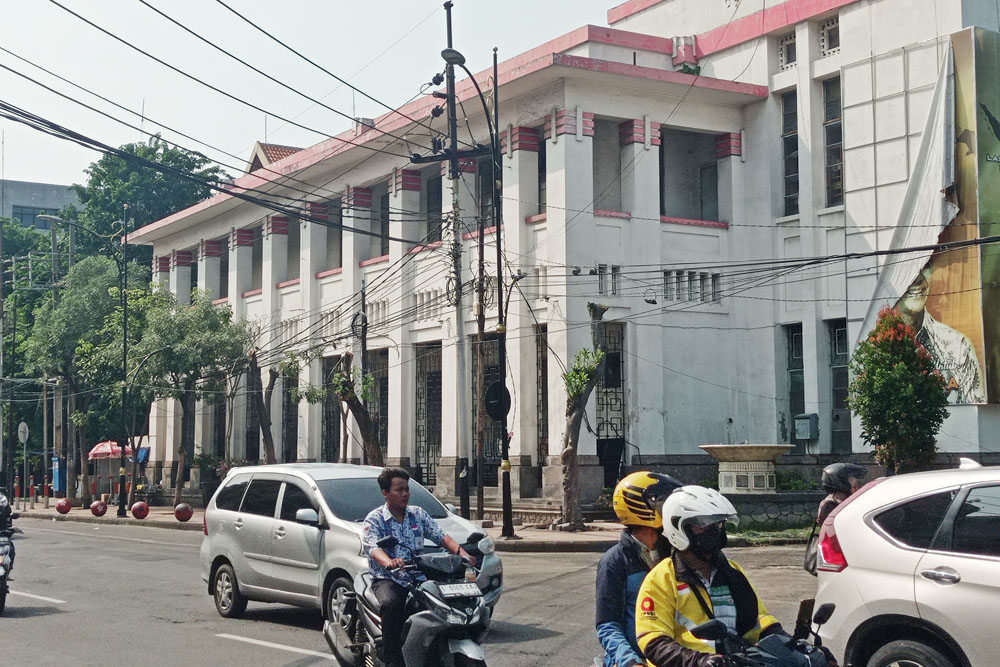 BERALIH FUNGSI: Gedung Intenatio dahulu merupakan Gereja Kristen Protestan bernama Noorderkerk.