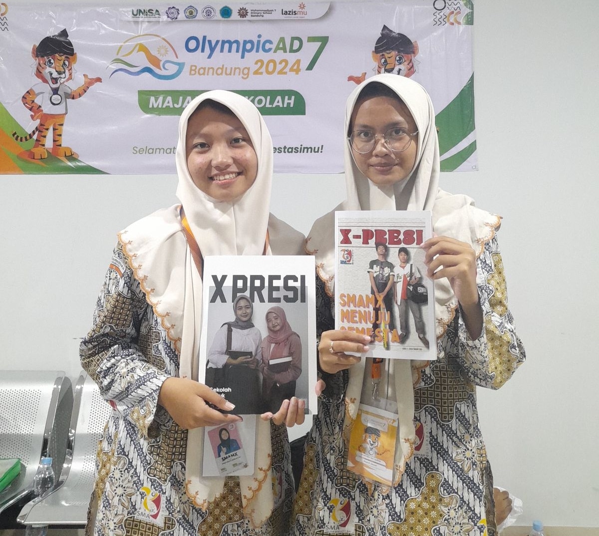 KEBANGGAAN: Prestasi yang di raih diajang Olympicad 2024 menjadi kebanggaan dan harapan baru untuk pengembangan majalah X Presi.