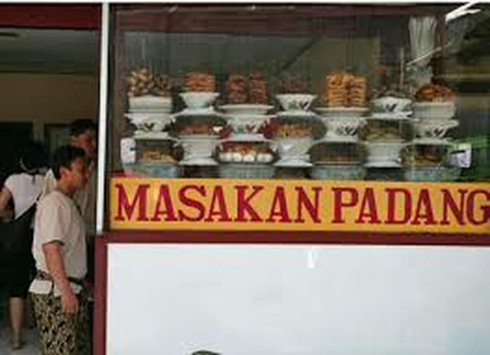 Ilustrasi warung Nasi Padang.
