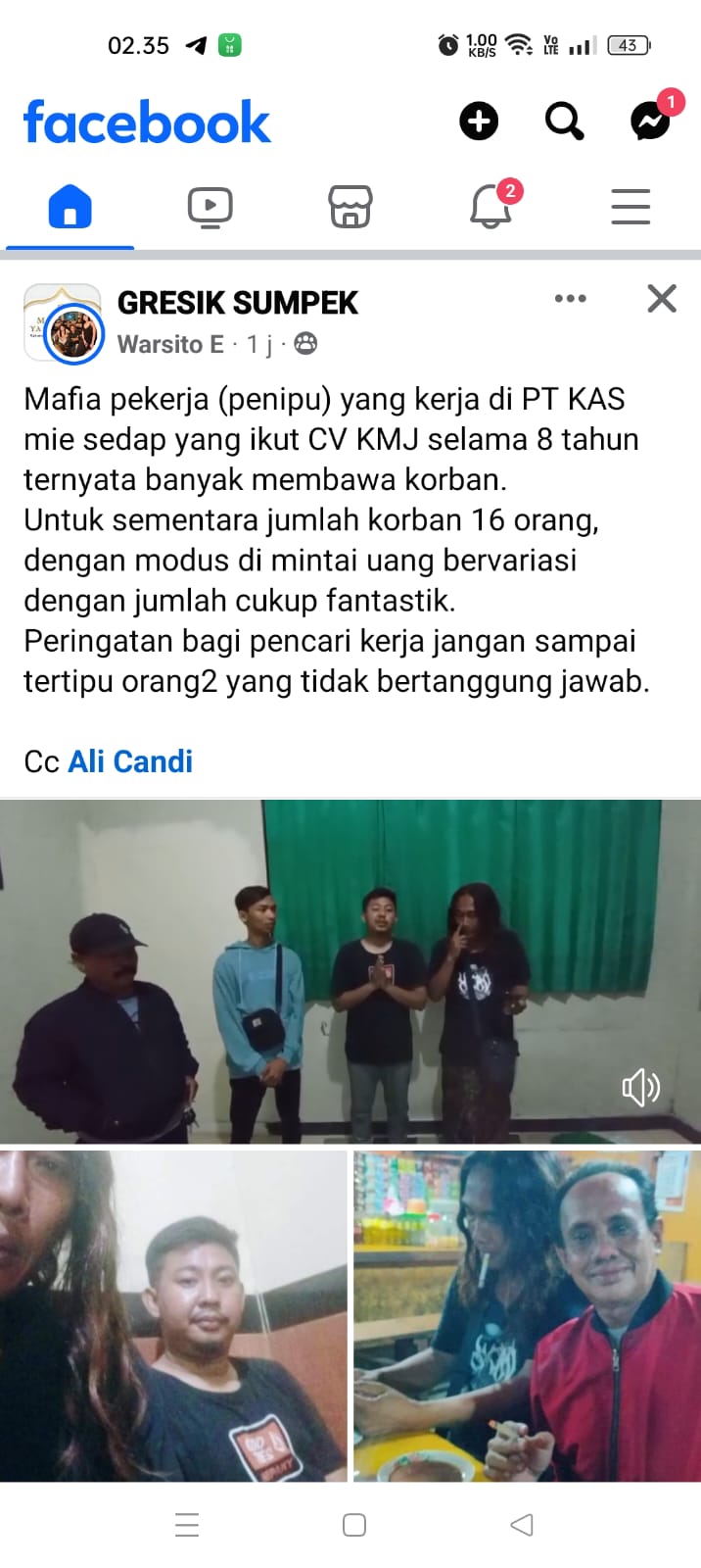 Minta Maaf : Zaris Novebiargo (tengah) oknum karyawan PT KMJ didampingi Ketua LSM Genpatra, Ali Candi (kanan) menyampaikan permohonan maaf atas tindakan penipuan lowongan kerja yang dilakukan.