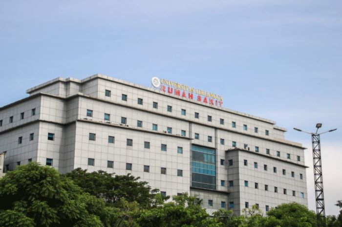 KOKOH: Rumah Sakit Universitas Airlangga (]RSUA) berlokasi di Kawasan Surabaya Timur (IST)