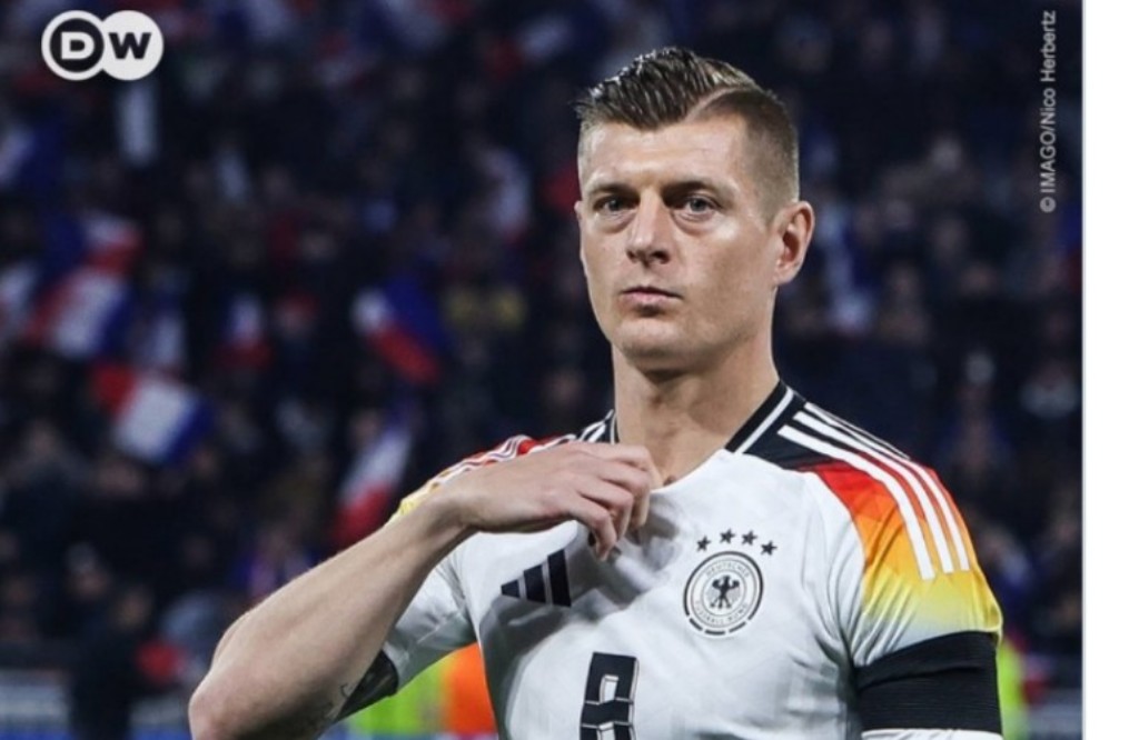 Toni Kroos, 34 tahun, kembali membela Der Panzer Jerman.