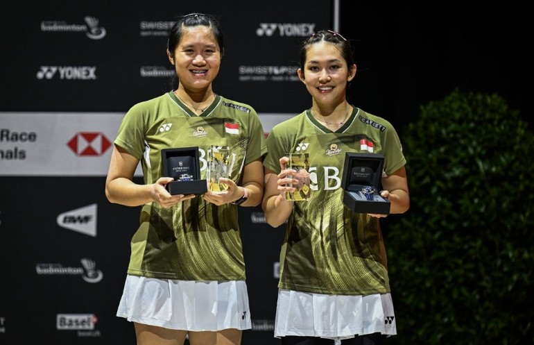 Lanny Tria Mayasari / Ribka Sugiarto  juara Swiss Open 2024.