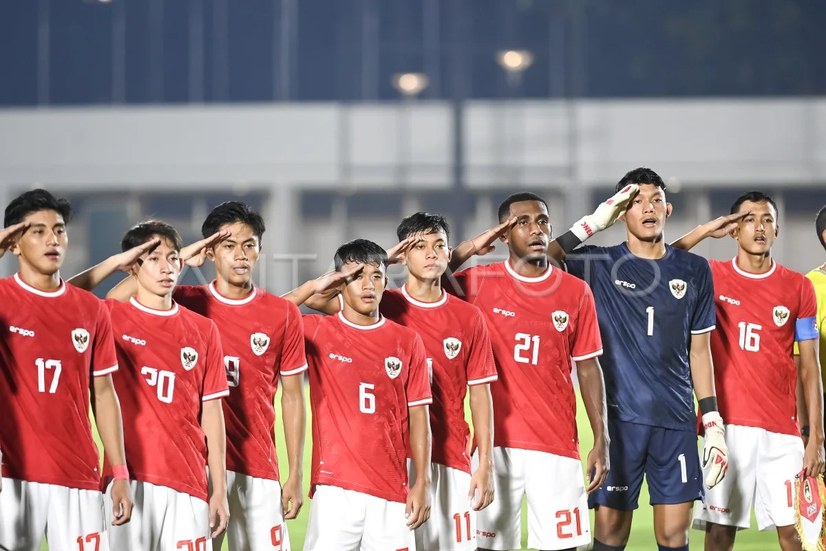 Timnas Garuda Muda yang kembali akan menghadapi China di Stadion Madya, Senayan, Jakarta.