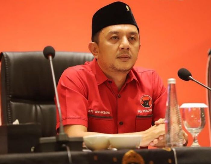 Ketua Bappilu DPD PDIP Jatim Deni Wicaksono (MUS P/RADAR SURABAYA)