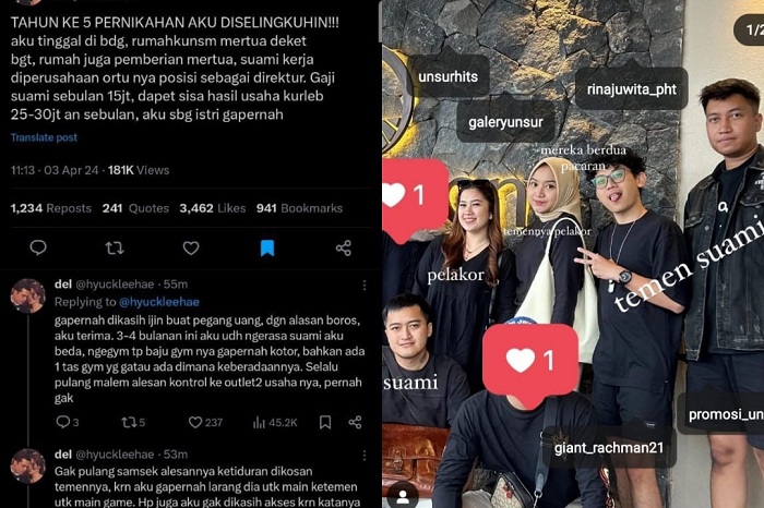 JUJUR: Tangkapan layar curhatan akun @hyuckleehae menjadi trending topic di X. (AKUNX@HYUCKLEEHAE)
