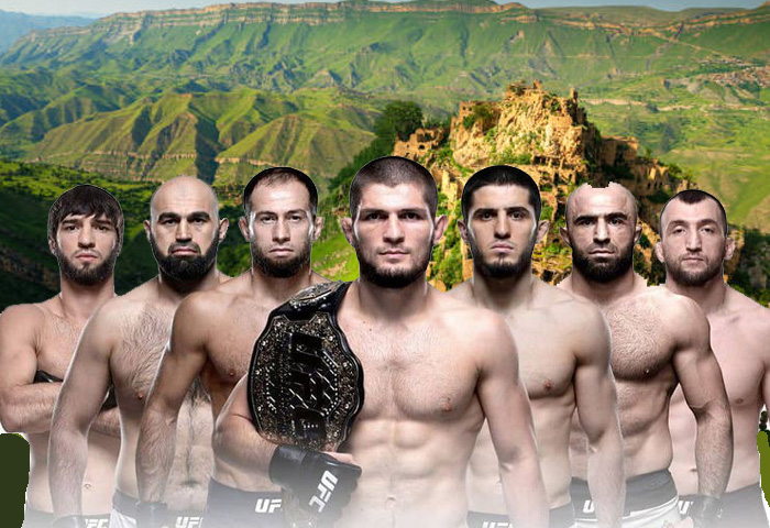 Para petarung terbaik dunia di arena gulat yang dihasilkan dari Dagestan dengan pionernya sang jawara UFC, Khabib Nurmagomedov.