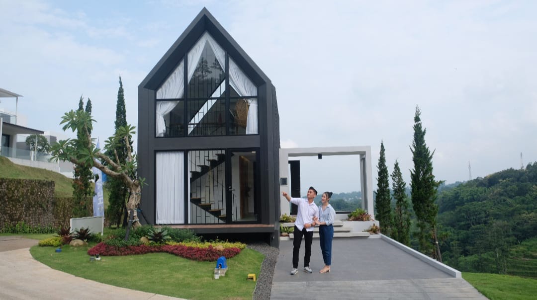 KONSEP RESORT: Rumah Contoh The Ahwane di The Taman Dayu yang dikembnagkan dengan konsep resort dan ada promo special selama liburan Lebaran 2024.