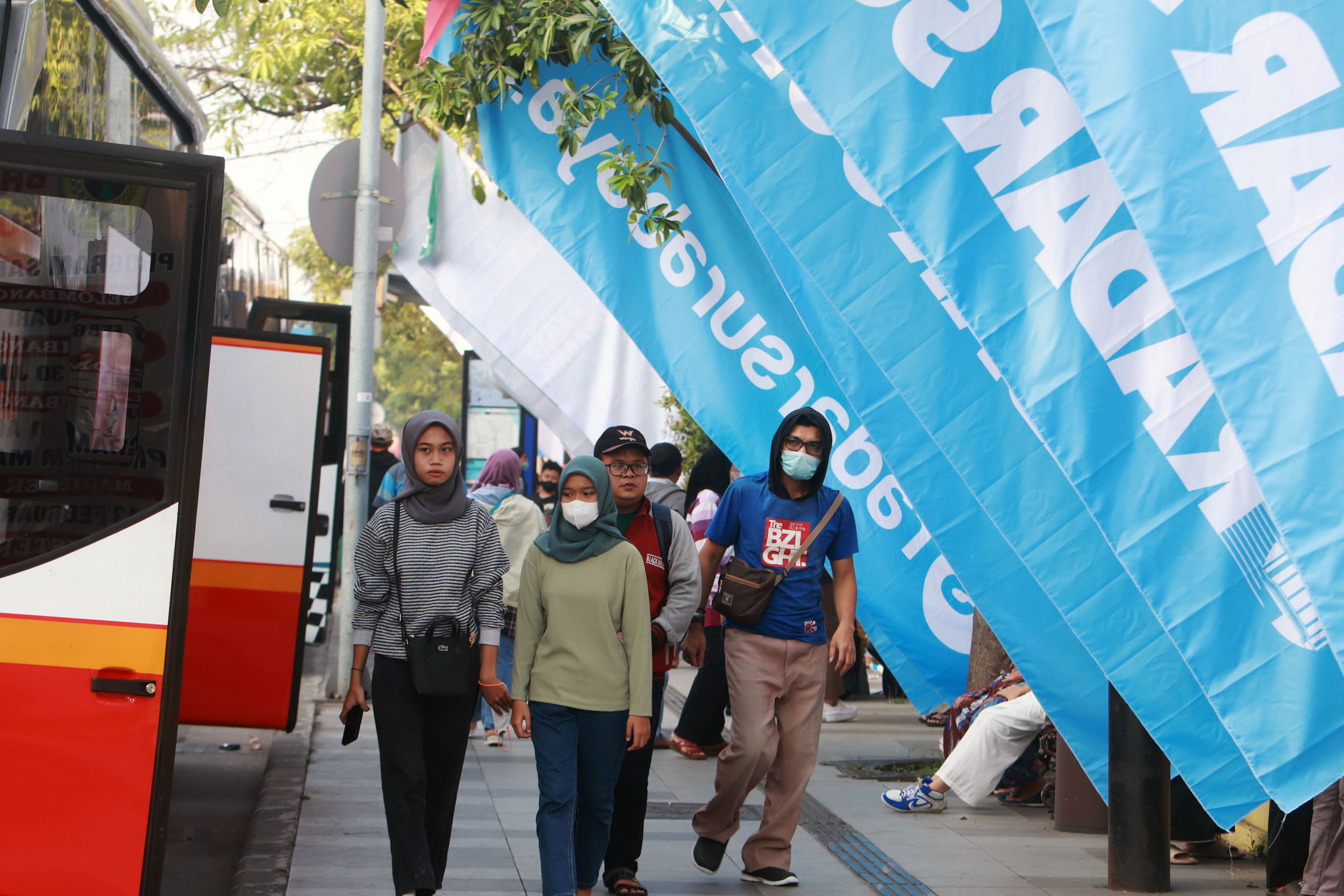 Warga antusias mengikuti Mudik Gratis Bareng Radar Surabaya 2023 lalu (Suryanto/Radar Surabaya).