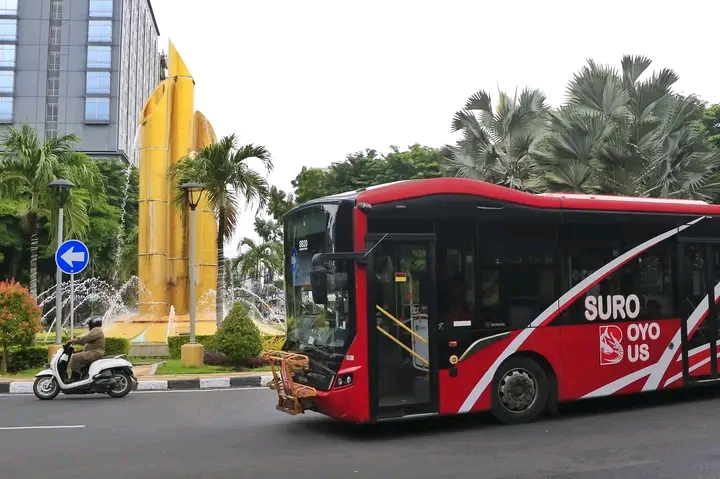 Monumen Bambu Runcing di kawasan Embong Macan, Surabaya (IST).
