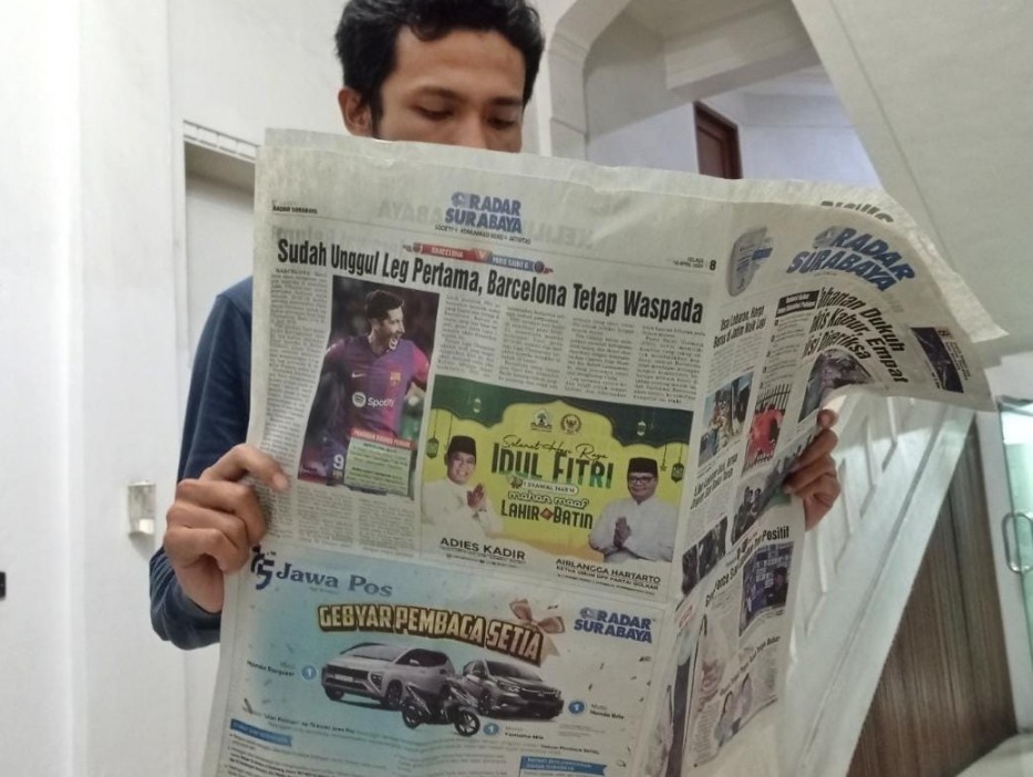 BANYAK HADIAHNYA: Sebagai bentuk apresiasi bagi pembaca setia, dalam merayakan Ultah Platinum ke-75 koran Jawa Pos, Radar Surabaya menggelar program undian Gebyar Pembaca Setia.