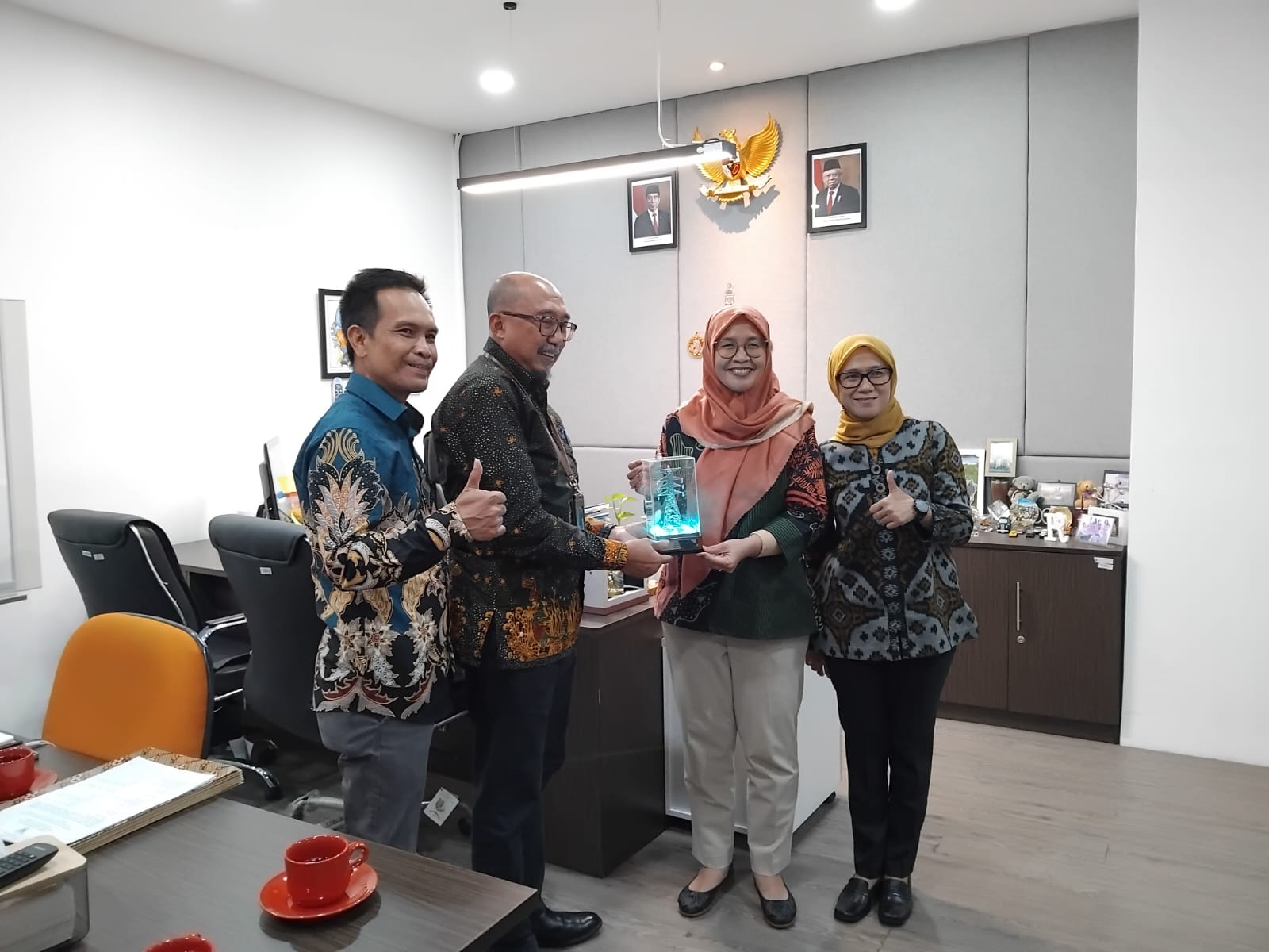 SINERGI: PLN UIP JBTB dan Kementerian ATR/BPN usai audiensi terkait peningkatan keandalan kelistrikan di Jawa.