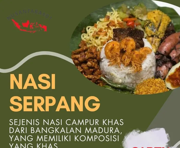 Nasi serpang khas Madura makin tersebar ke seluruh Nusantara (IST).