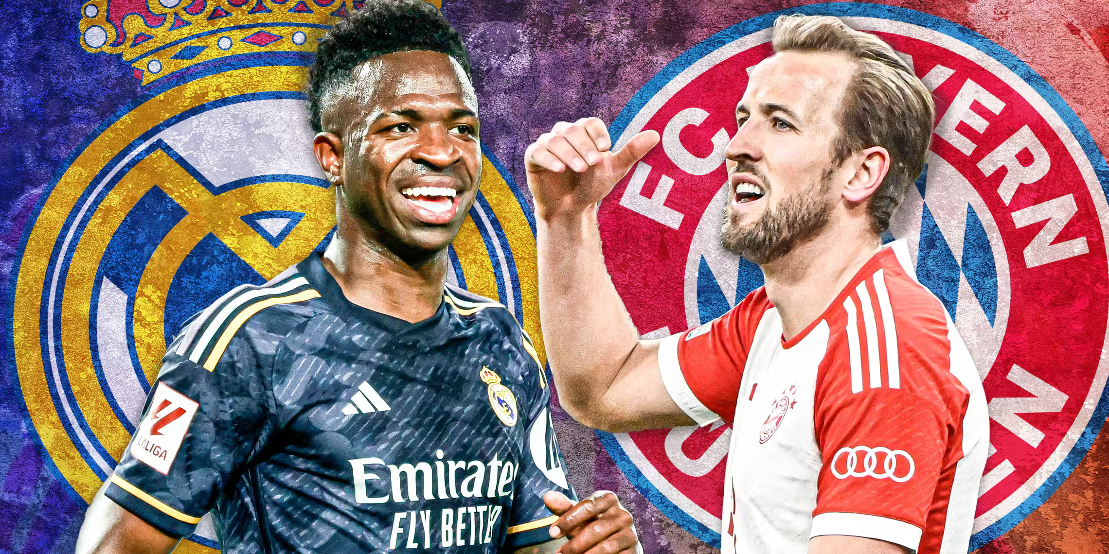 adu tajam Vinicius Jr dan Harry Kane