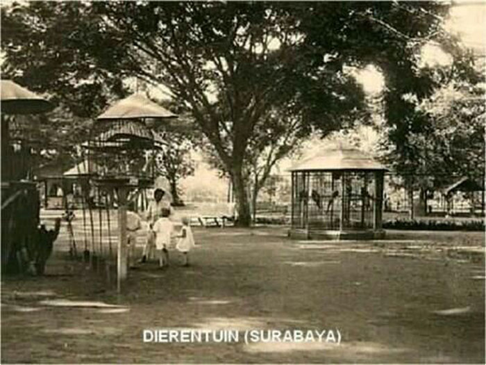UNTUK PELESTARIAN: Kondisi Kebun Binatang Surabaya saat awal dibuka yang diinisiasi oleh H.F.K. Kommer.