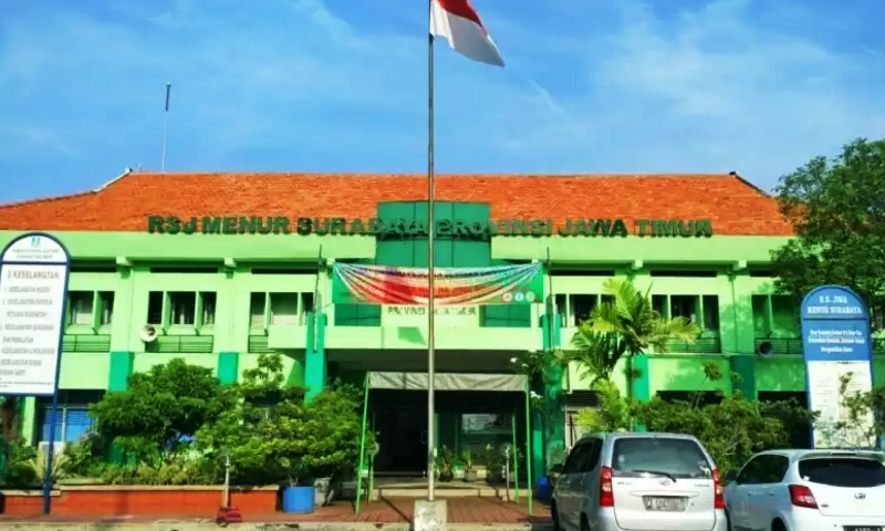 RS Jiwa Menur yang terletak di Jalan Menur No. 120 Surabaya.