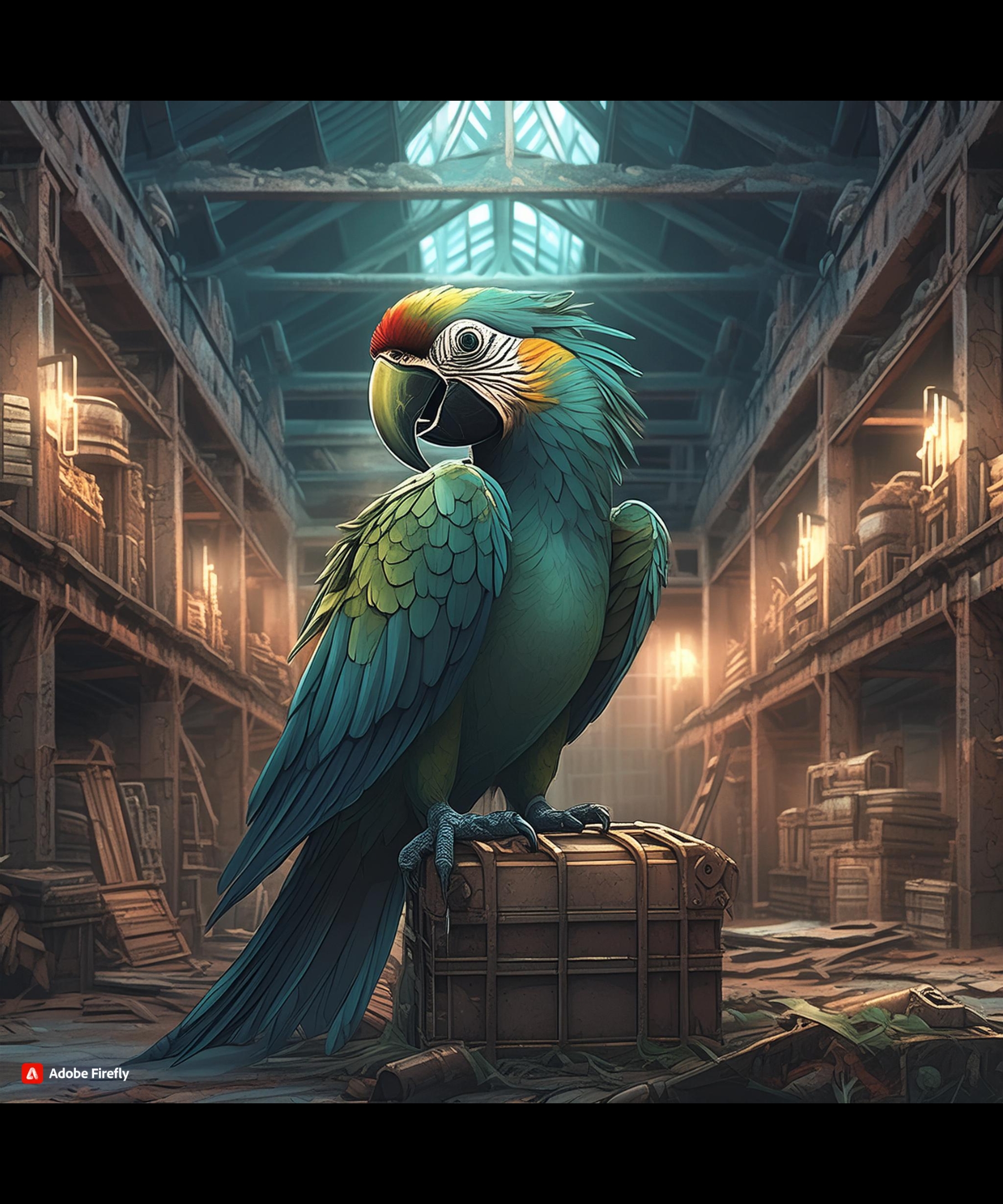 Ilustrasi burung Nuri