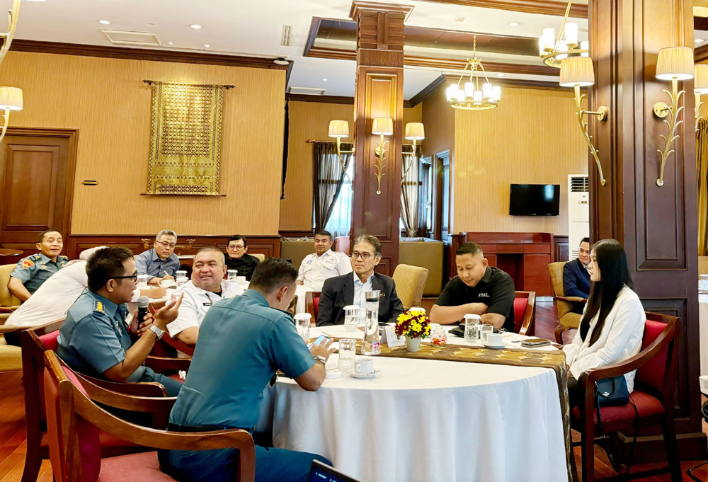 Rapat koordinasi wisata bahari di Kota Surabaya yang digelar Disbudporapar Surabaya bersama Lantamal V dan Koarmada II Surabaya, Rabu (12/6).