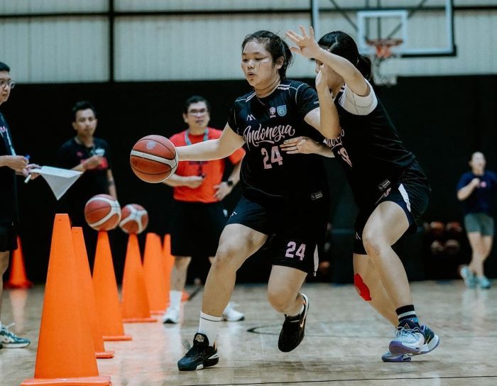 FOKUS: Timnas Basket U-18 Putri berlatoh keras di Surabaya sebagai persiapan menatap FIBA U-18 Women&rsquo;s Asia Cup 2024 Division A di China, 24-30 Juni. (PERBASI)