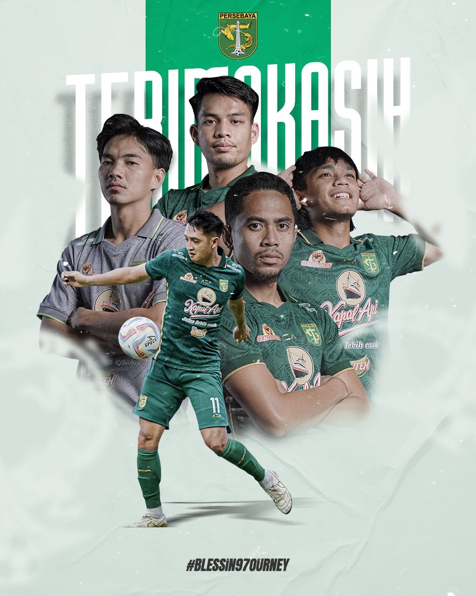 Lima pemain lokal yang diputus kontraknya oleh Persebaya. (IST)