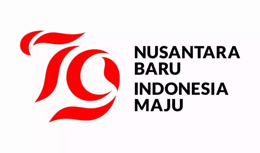 Logo resmi HUT ke-79 Kemerdekaan RI karya desainer Surabaya, Inggrid Wenas.