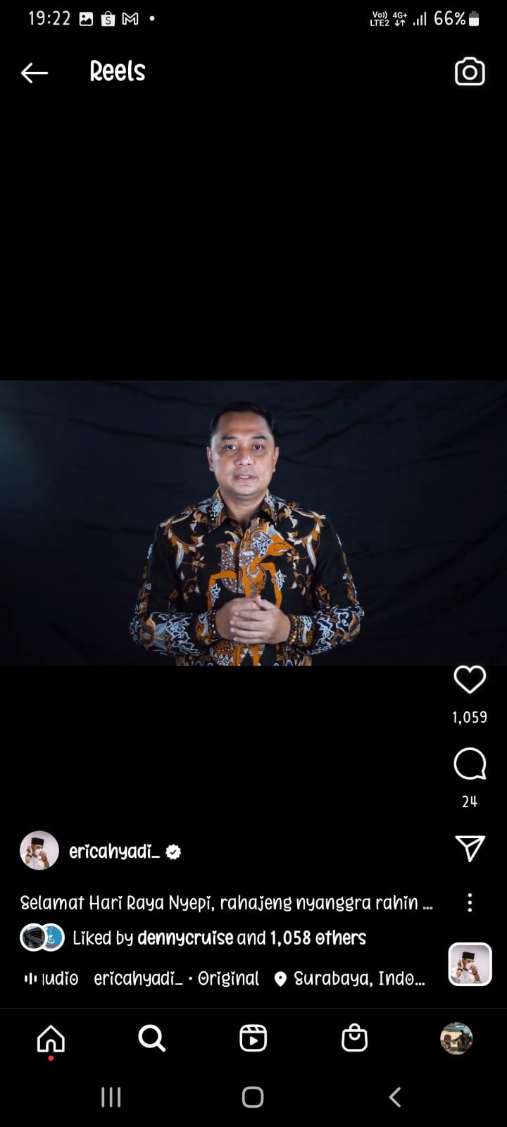 Wali Kota Surabaya Eri Cahyadi.