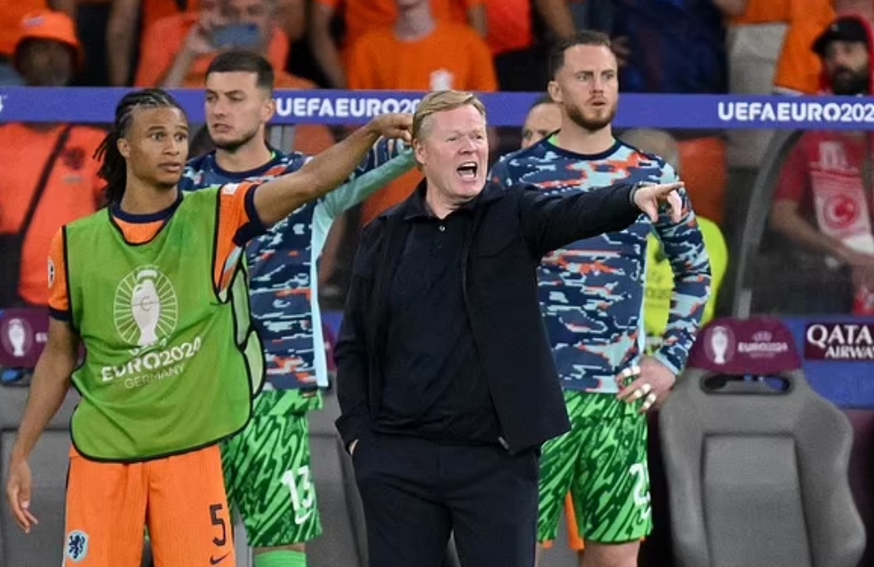 Pelatih Belanda Ronald Koeman.