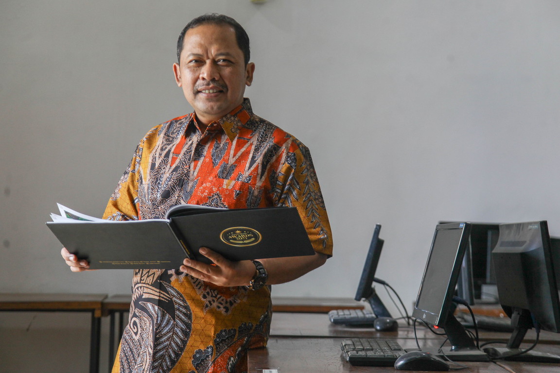 Direktur PT Radar Media Surabaya Lilik Widyantoro. (SURYANTO/RADAR SURABAYA)