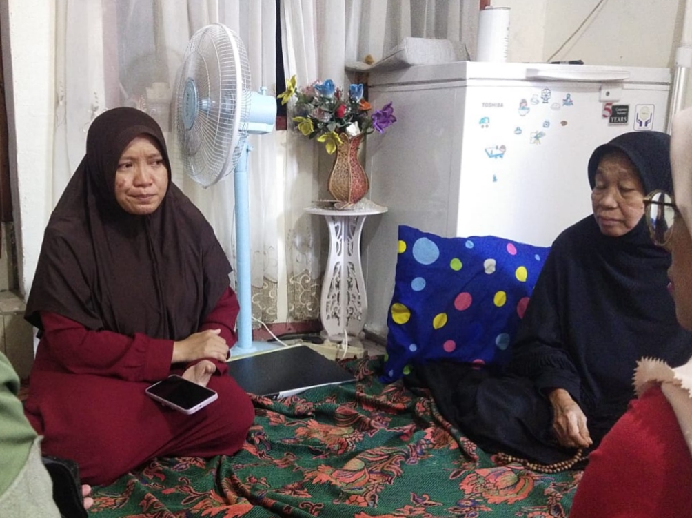 BERDUKA: Anak ke-4 Abdul Manan Firdausatun Ni