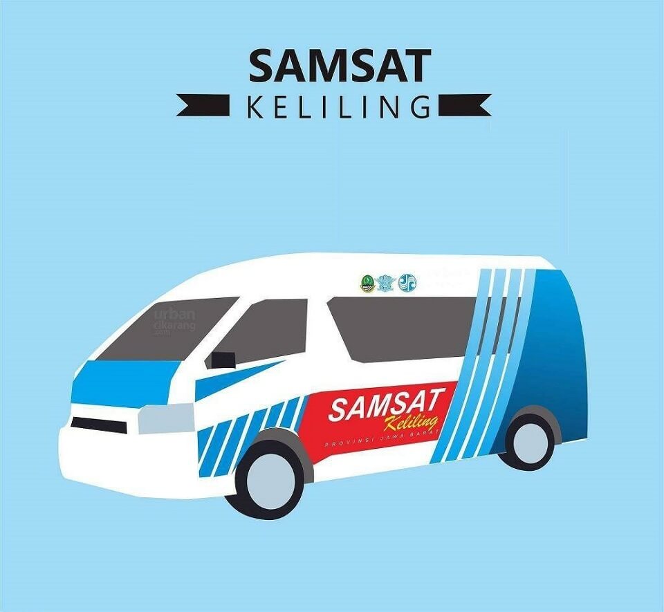 Ilustrasi mobil Samsat Keliilng Surabaya.