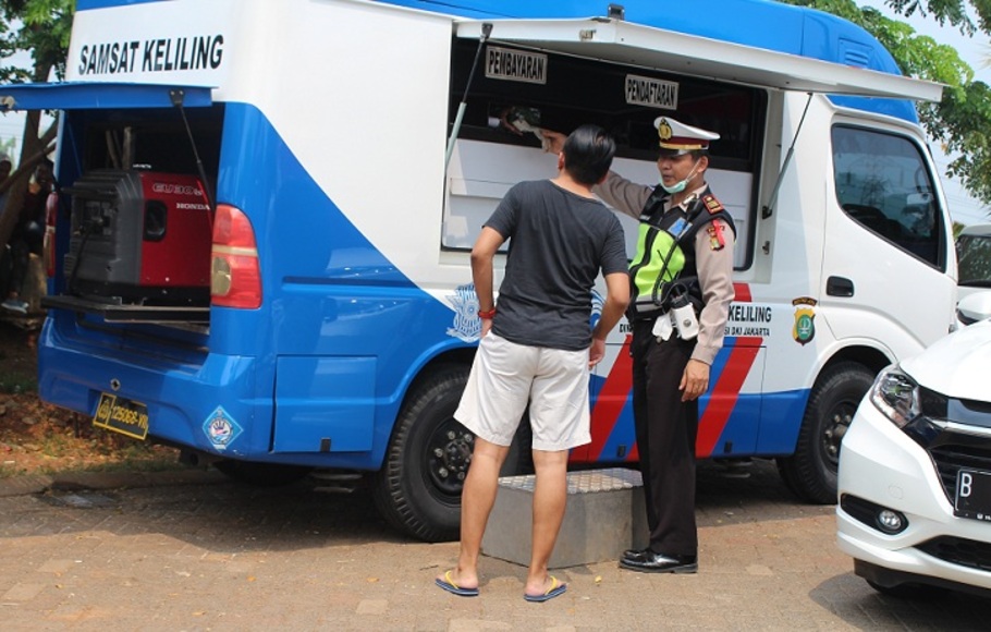 Mobil Samsat Keliling Surabaya.