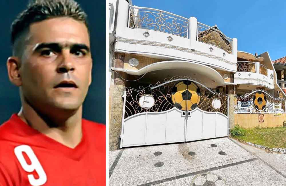 Cristian "El Loco" Gonzales menjual rumahnya di kawasan Villa Bukit Indah, Pakuwon Indah, Surabaya Barat.