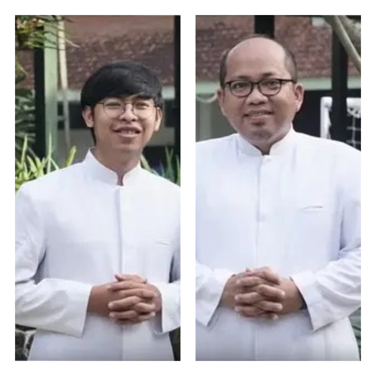 RD Leonardus Satrio Priambodo dan dan RD Yohanes Dwi Penta Pasati ditahbiskan di Gereja Katedral HKY Surabaya. (IST)