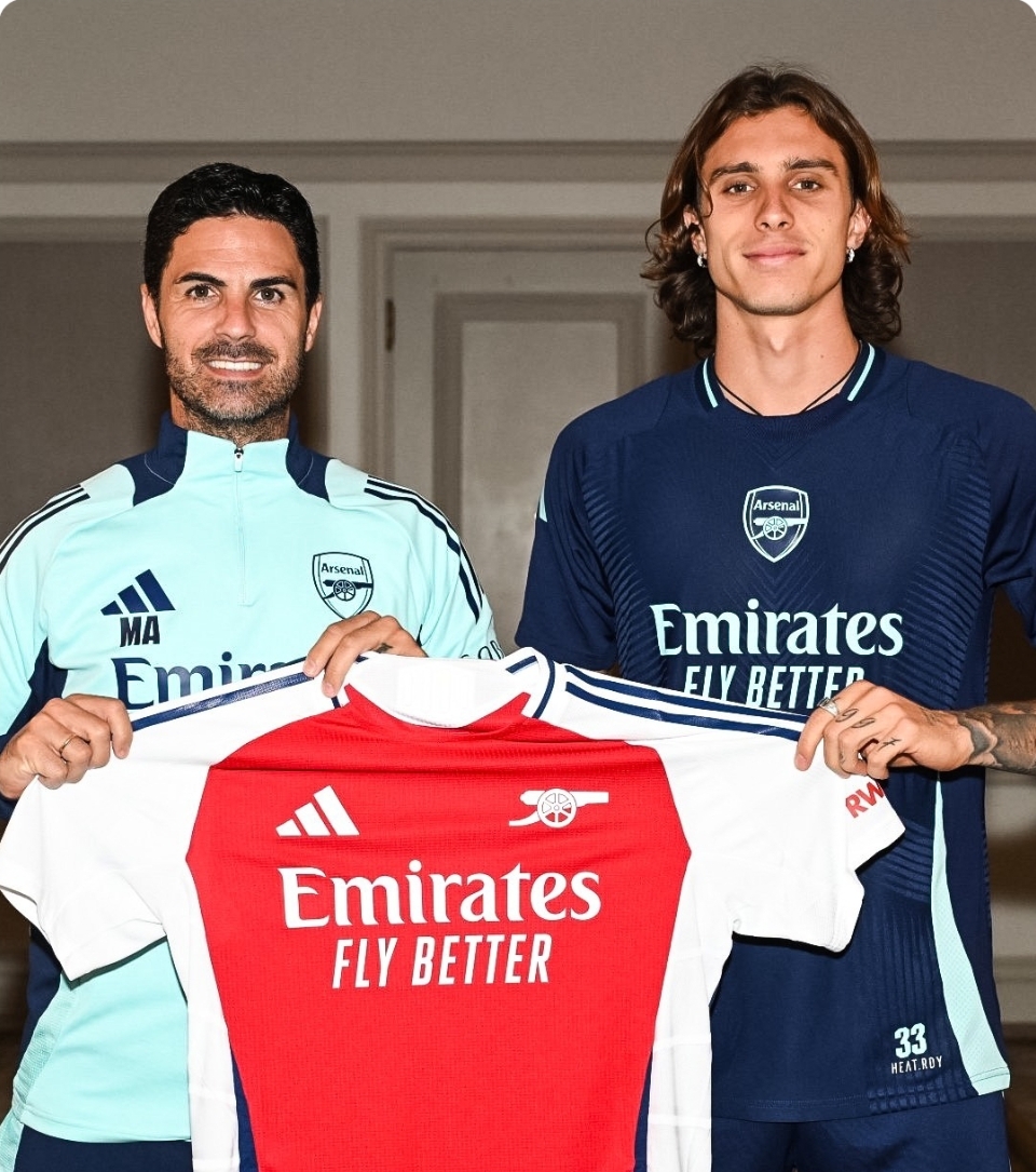 Mikel Arteta gembira Riccardo Calafiori akhirnya resmi bergabung dengan Arsenal