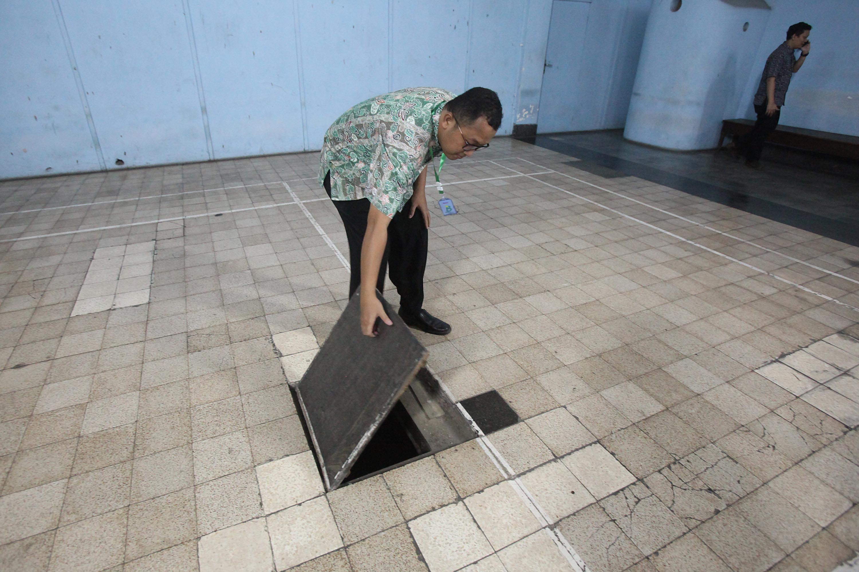 MASIH ADA: Bunker di kantor PT Perkebunan Nusantara XI di kawasan Krembangan.