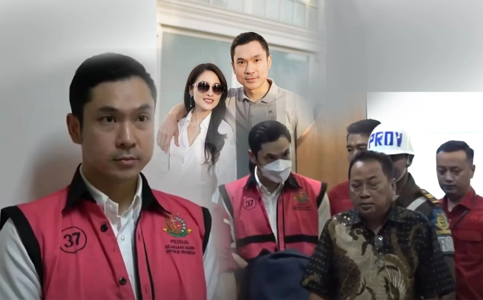 Harvey Moeis (kiri) saat menjalani persidangan di Pengadilan Tipikor Jakarta.
